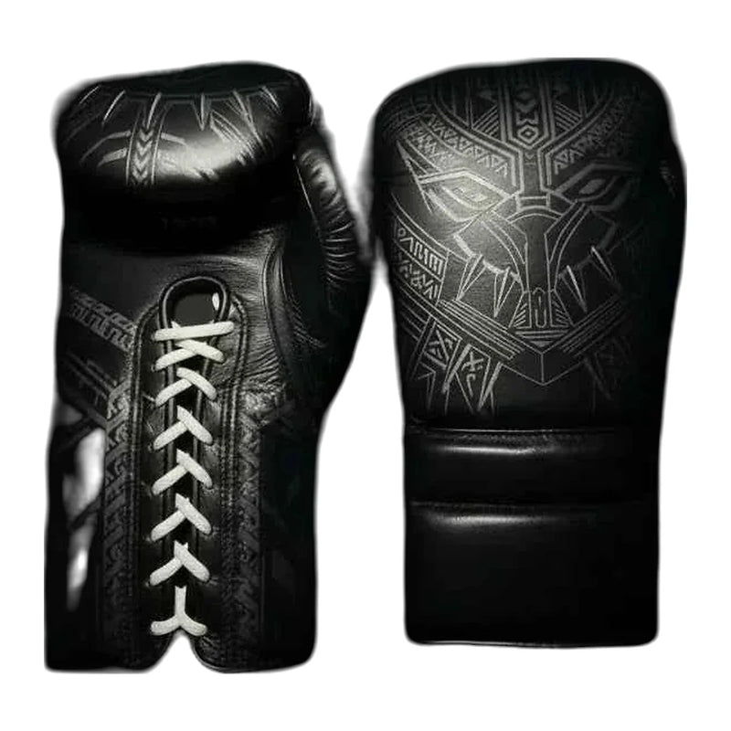 Midnight stealth all-black sparring set - gloves, headgear and groinguard