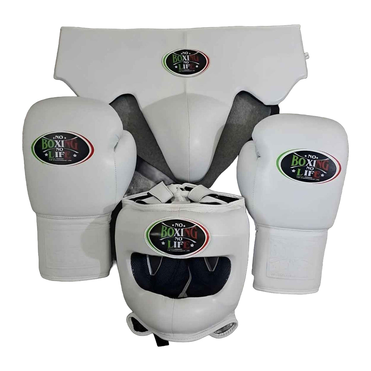 All-white No Boxing No Life sparring set