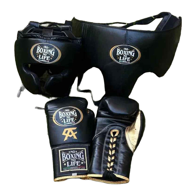 Black and gold sparring set for beginners