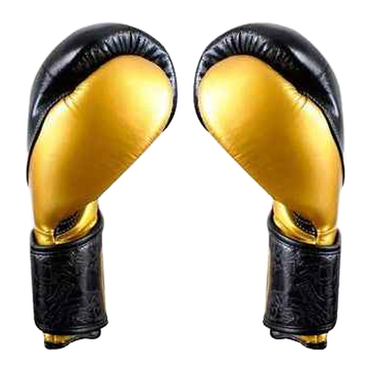 Cleto Reyes gold and black gloves knuckle view
