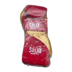 Cleto Reyes graffiti gloves close-up of red artwork on gold leather
