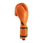 Cleto Reyes orange gloves palm view showing grip bar
