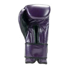 Cleto Reyes purple gloves knuckle view with contoured striking surface