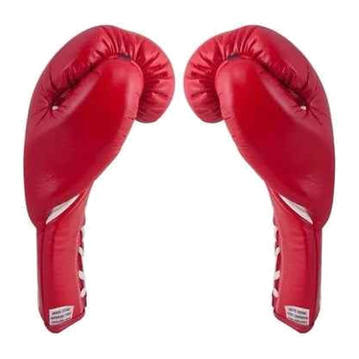 Cleto Reyes red gloves knuckle view with contoured striking surface