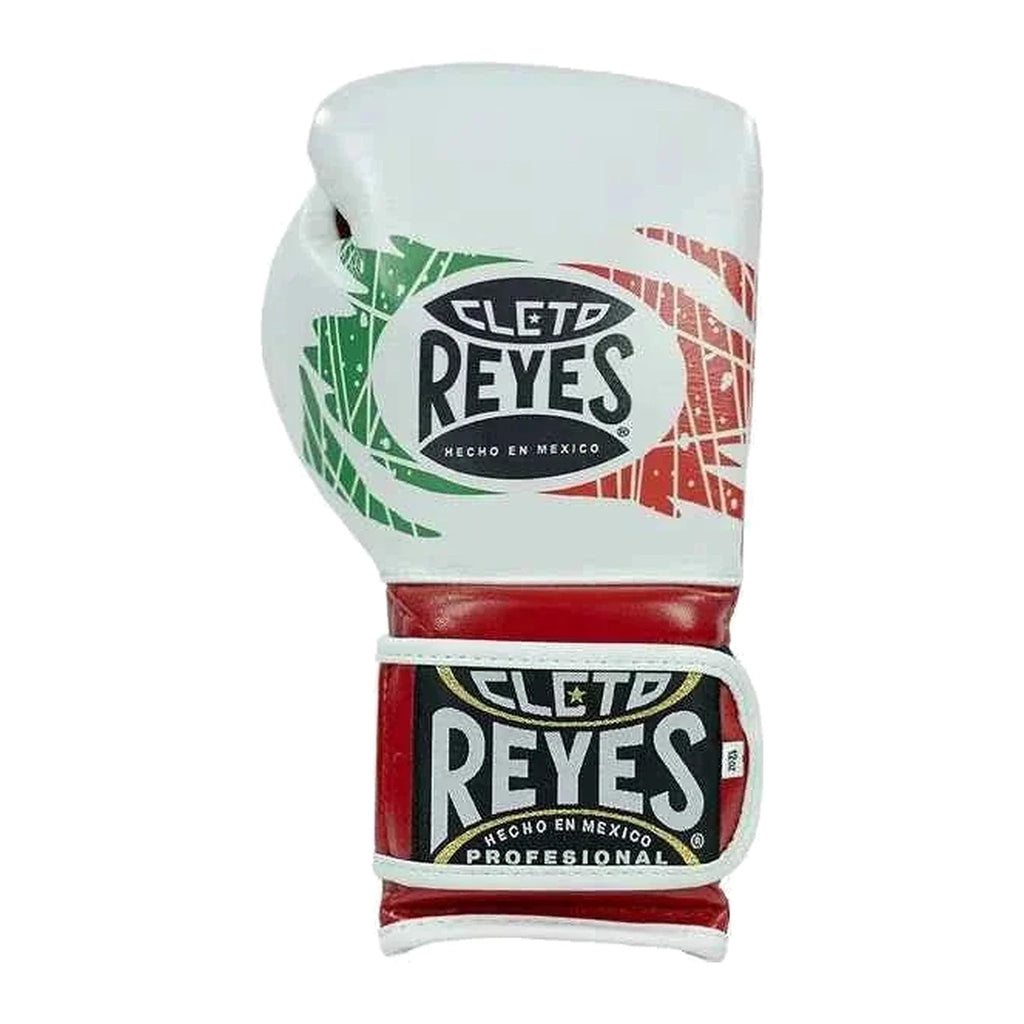 Cleto Reyes tricolour gloves side profile with velcro strap
