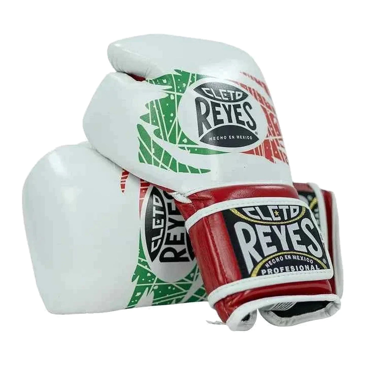 Cleto Reyes tricolour gloves velcro closure detail