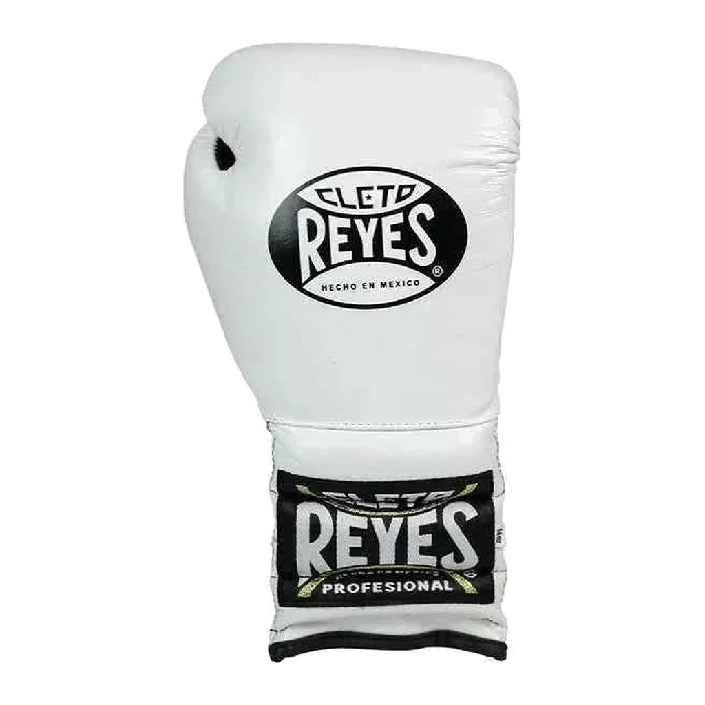 Cleto Reyes white gloves side profile with velcro wrist strap