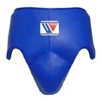 CPS-500 boxing groin guard in royal blue, front view