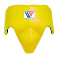 CPS-500 boxing groin guard in classic yellow, front view