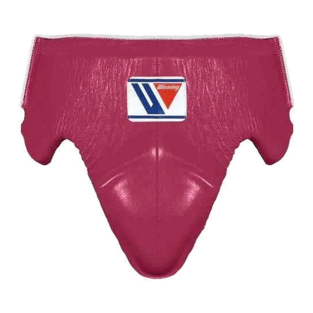 CPS-500 boxing groin protector in wine red, front view