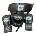 No Boxing No Life all-black sparring set - gloves, headgear and groin guard