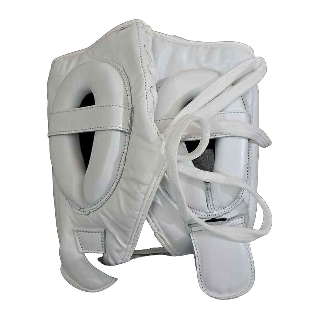 No Boxing No Life All-White Sparring Set – gloves, headguard and groin guard