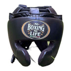 NBNL black & gold lace-up gloves close-up