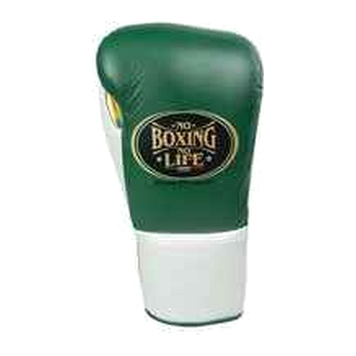 NBNL forest green gold gloves knuckle view flat striking surface