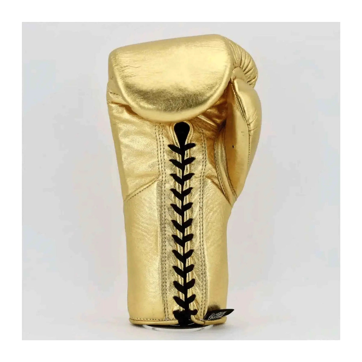 NBNL metallic gold gloves knuckle view flat striking surface