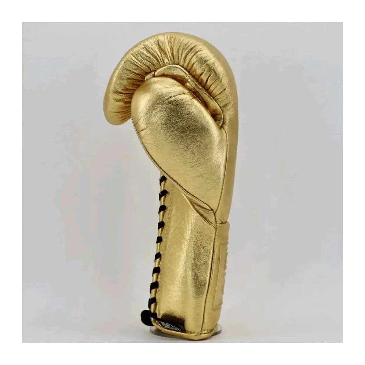 No Boxing No Life gold gloves palm view showing grip bar
