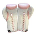 NBNL pink white gloves side profile compact Mexican glove shape