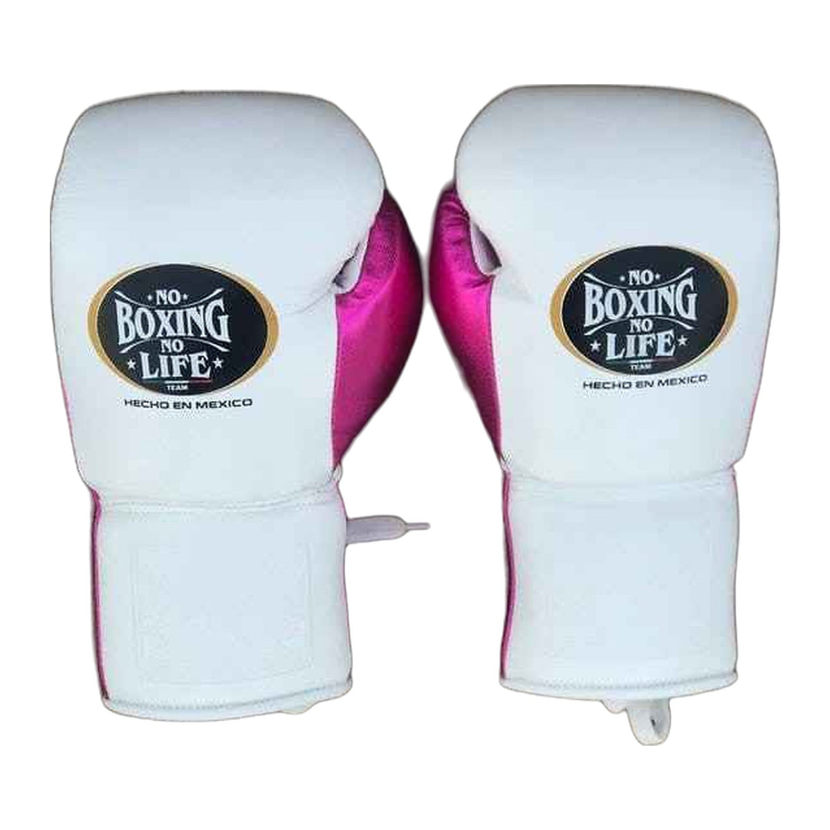 NBNL pink & white sparring set three pieces displayed together