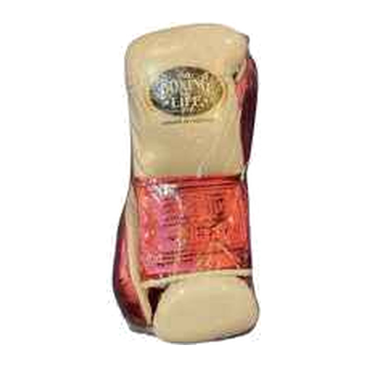 NBNL red and white lace-up gloves side view showing compact Mexican profile