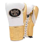 NBNL white gold gloves side profile compact Mexican glove shape