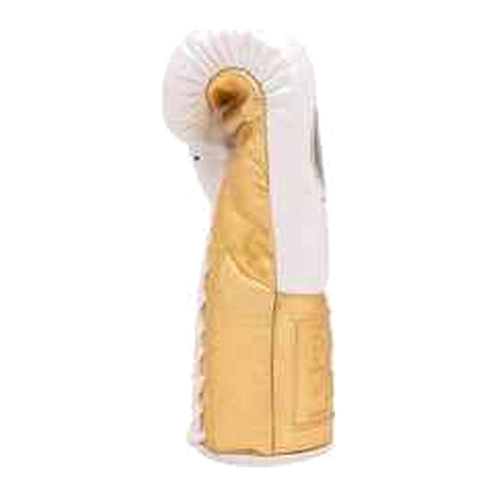 NBNL white gold gloves palm view showing grip bar