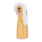 NBNL white gold gloves palm view showing grip bar