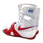 Nike HyperKO 1 boxing shoes angled view showing Flywire midfoot support and high-top ankle collar