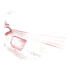 Nike HyperKO 1 boxing shoes in red and white, toe box detail