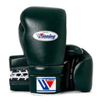 Winning Boxing Gloves Dark Forest Green, pair view