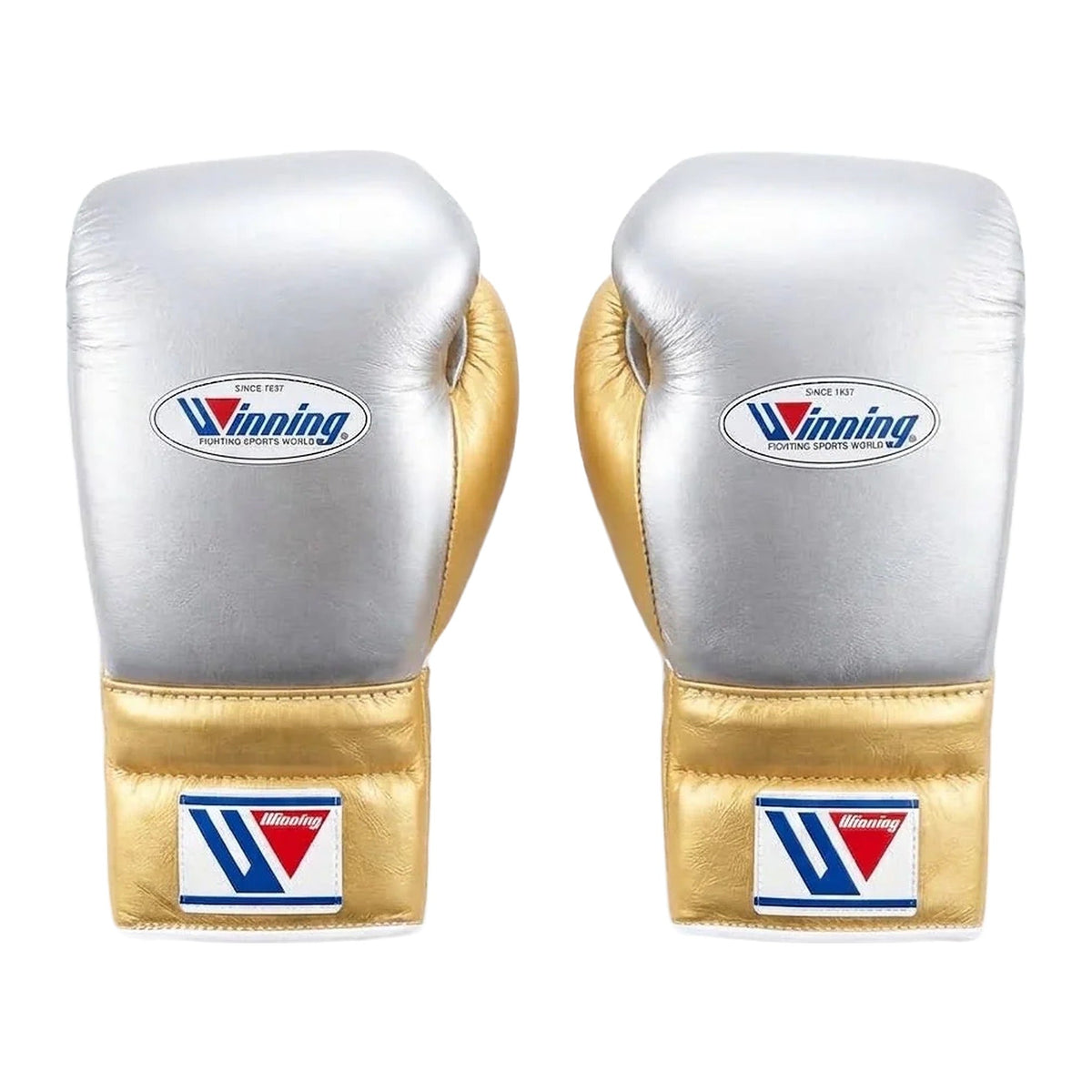 Winning Boxing Gloves Gold & White, pair view
