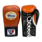 Winning Boxing Gloves Orange & Black, pair view