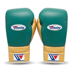 Winning Boxing Gloves Teal & Gold, side view