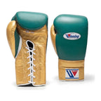Winning Boxing Gloves Teal & Gold, pair view