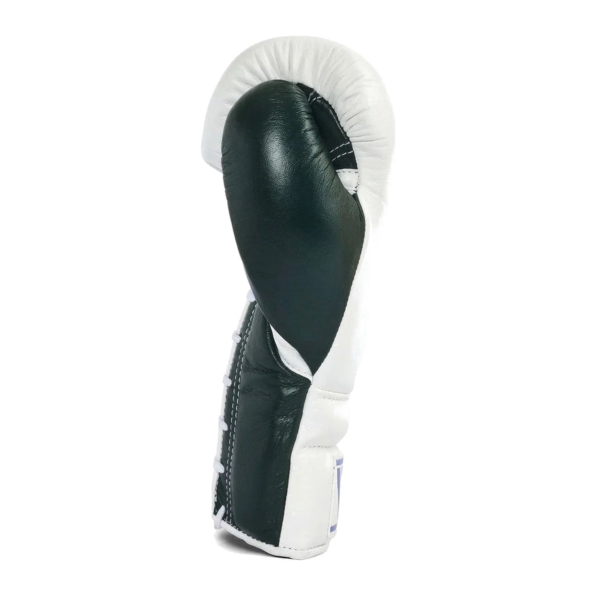 Winning Boxing Gloves White & Green, side view