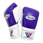 Winning Boxing Gloves White & Purple, pair view