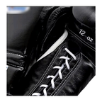 Black Winning boxing headgear with cheek protection from the sparring set
