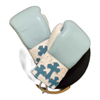 Winning light blue camo lace-up boxing gloves – alternate view 2