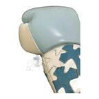 Winning light blue camo lace-up boxing gloves – alternate view 3